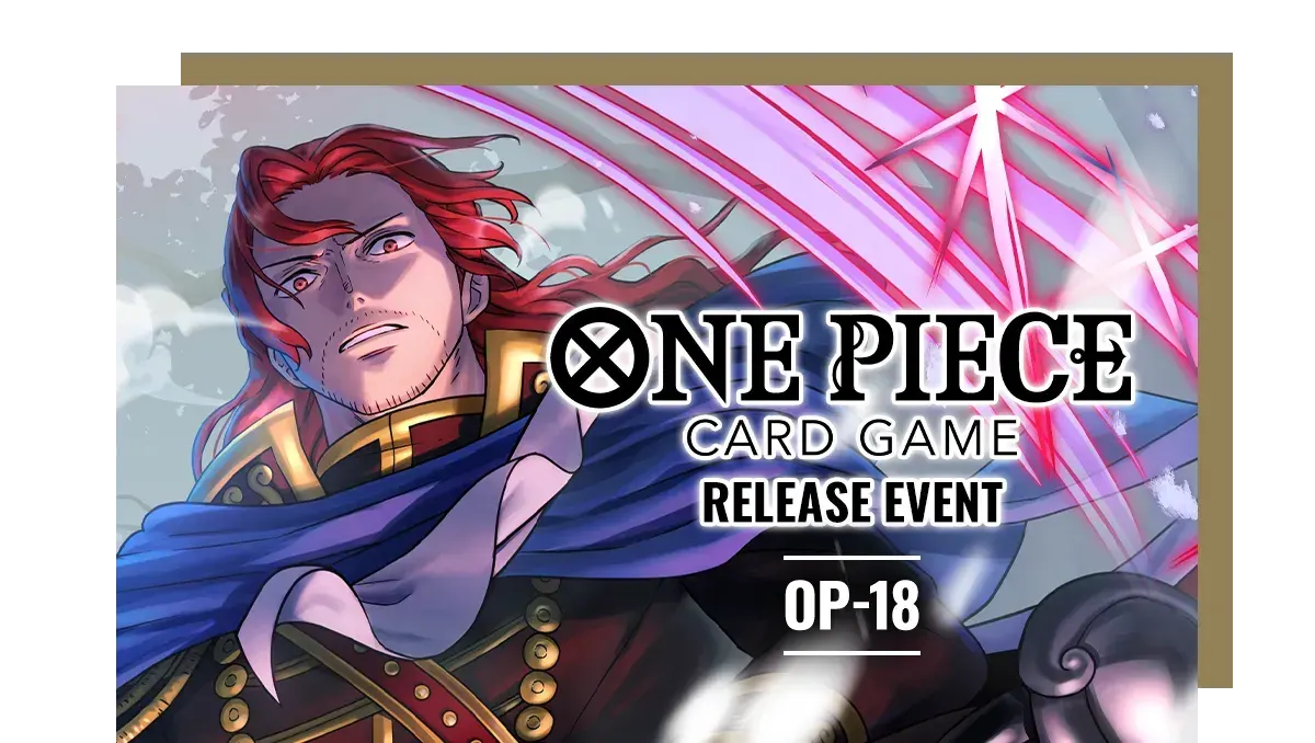Cartel del evento de lanzamiento de OP-18 de ONE PIECE CARD GAME